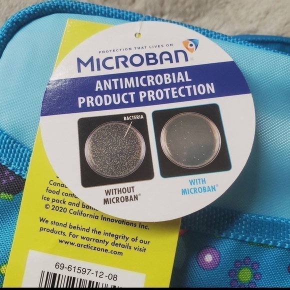 Owls insulated Lunch Bag includes container, ice pack, and bottle - Picture 7 of 10